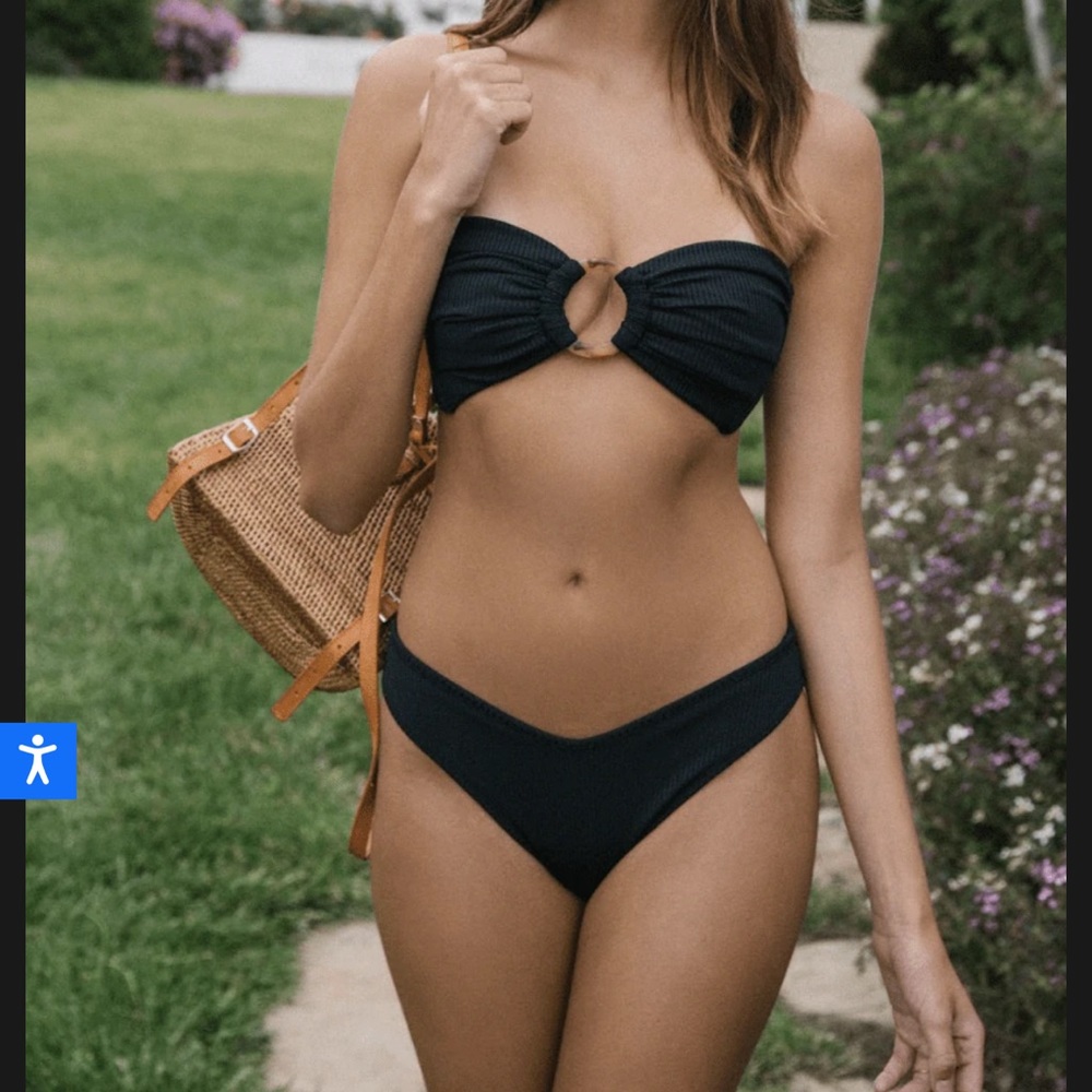 Montce Tori Bandeau Bikini Top and Lulu Bottom SET